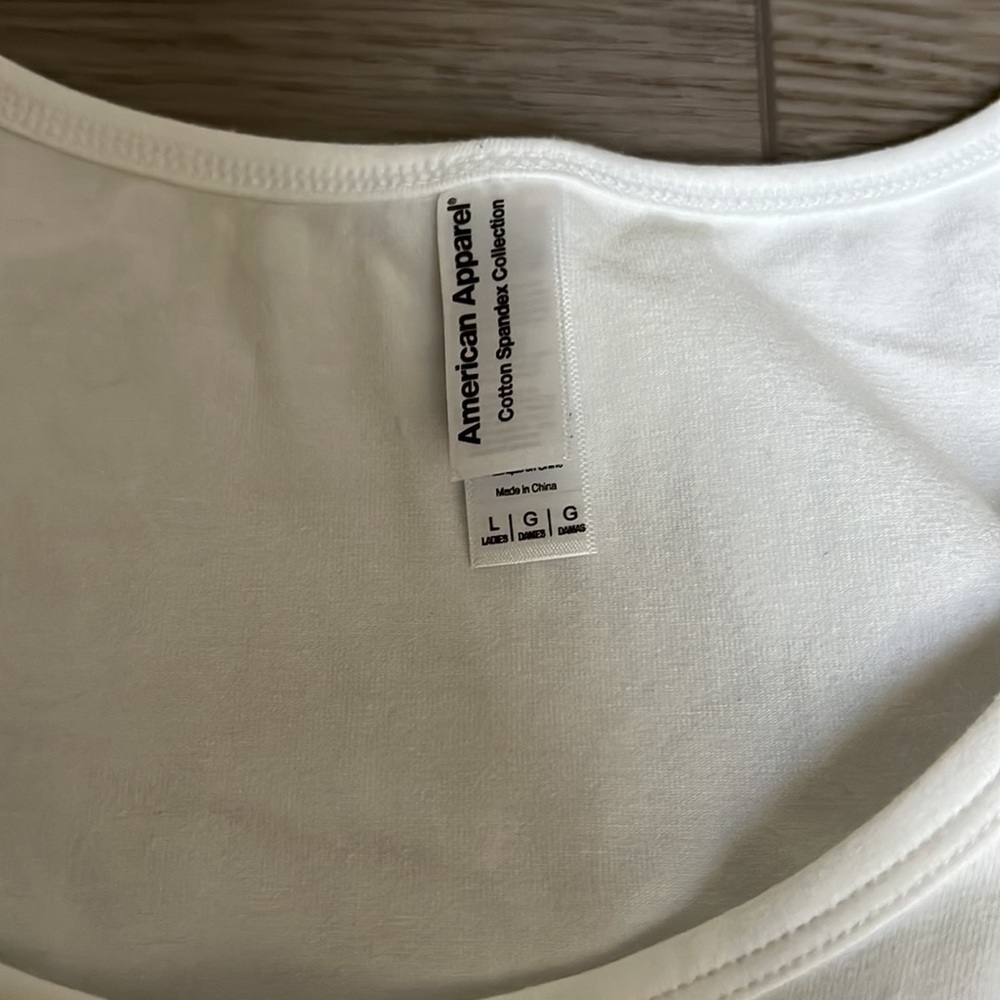 American Apparel white crop top - Picture 3 of 5
